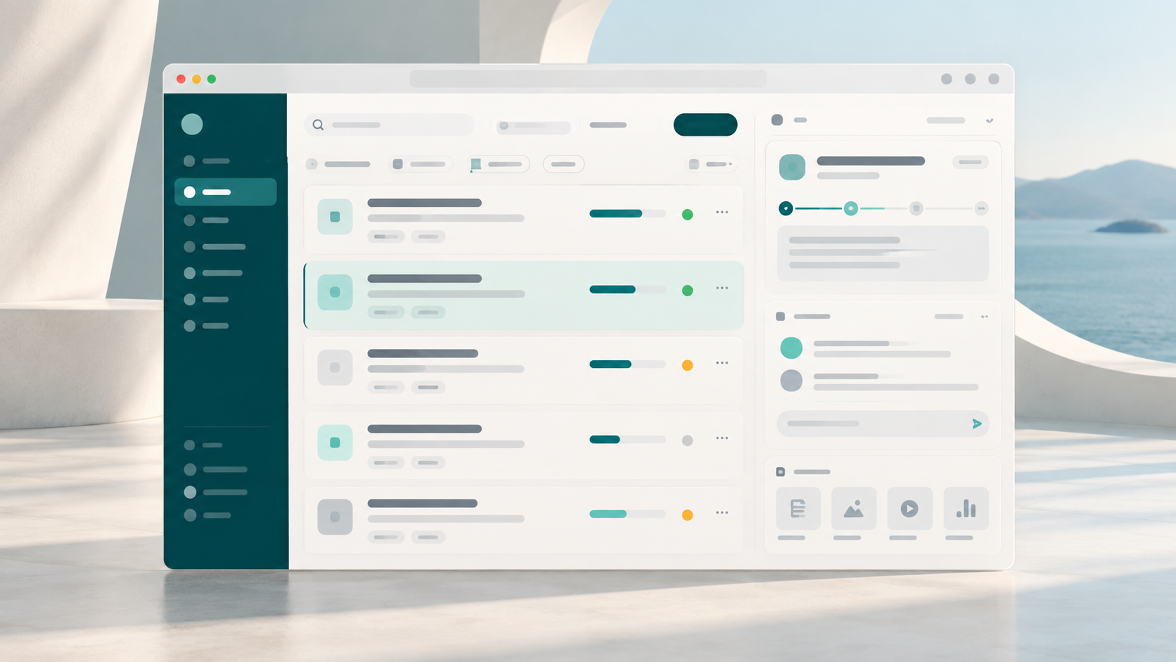 Conceptual view of the Requiry requirements workspace